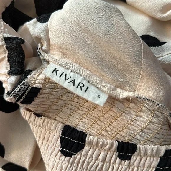 Kivari Polka Dot Midi Dress S